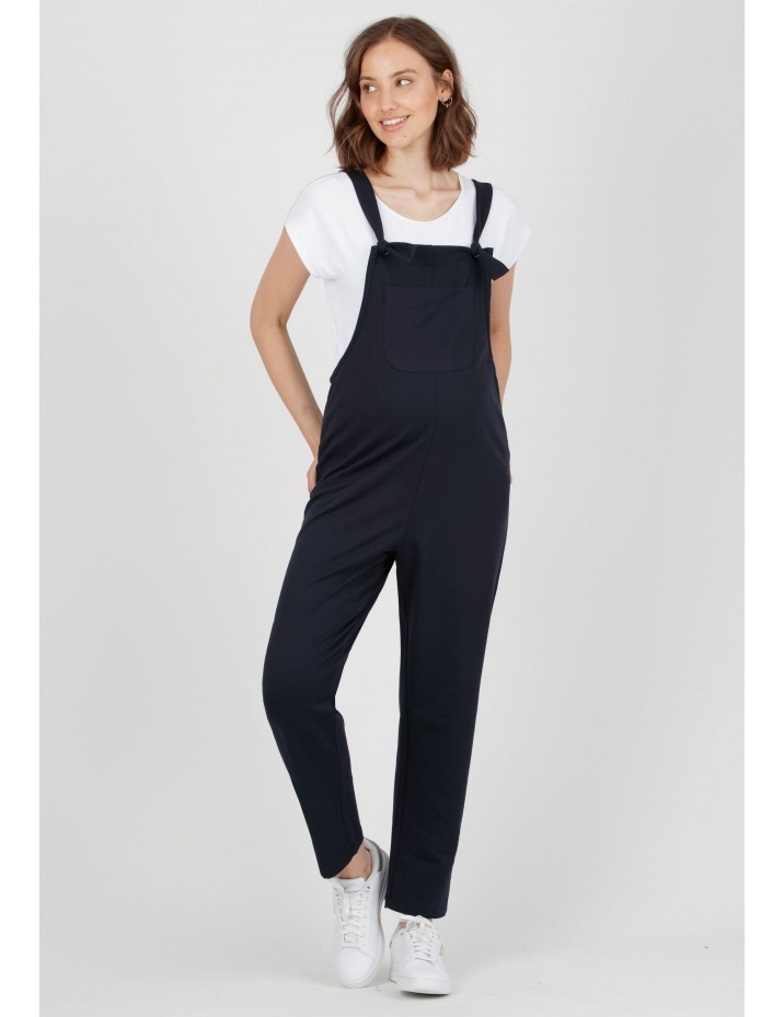 Peto Premamá Azul y Lactancia Felpa