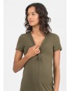 Vestido Midi Premamá y Lactancia Ribete