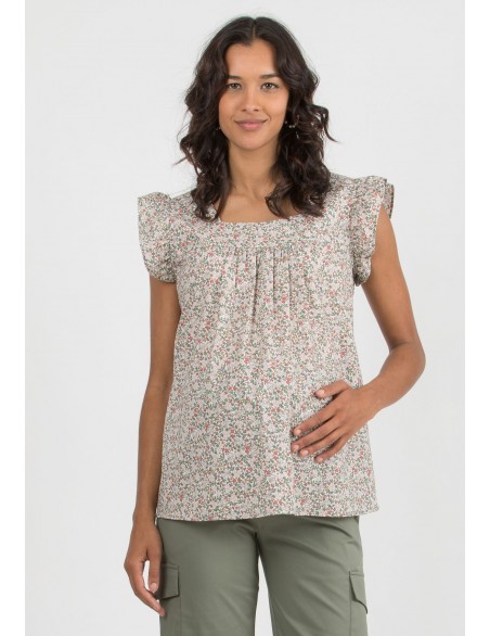 Blusa Canesú Estampada