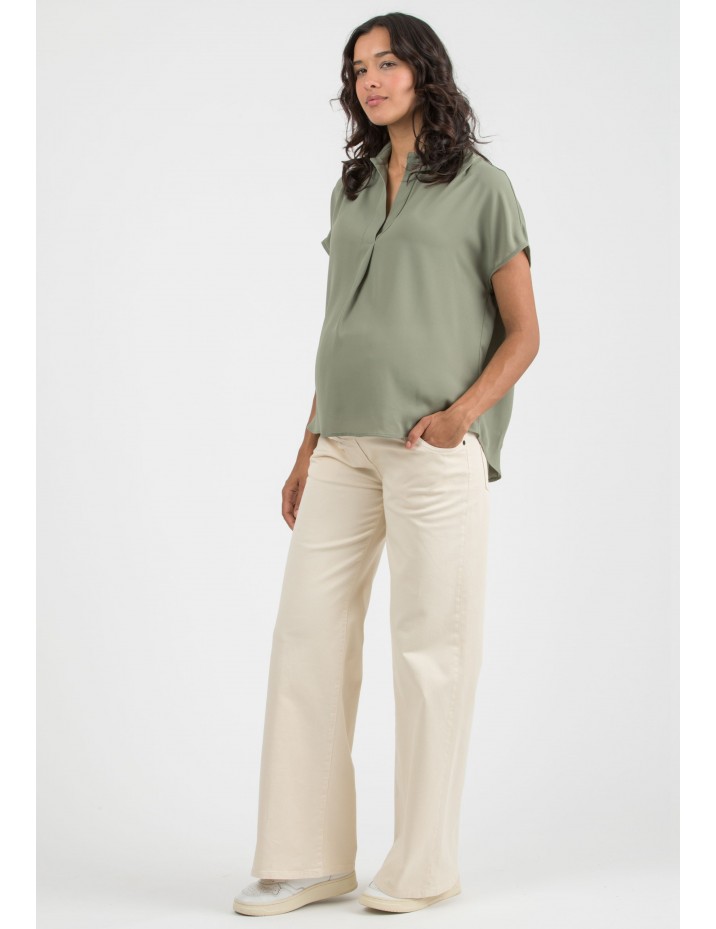 Blusa Premamá Kaki Over SM