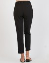Pantalón Premamá Negro en Crepe Elástico