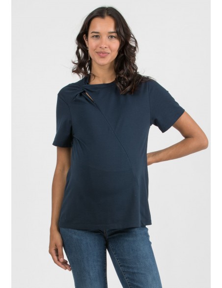 Camiseta Premamá y Lactancia Cremallera