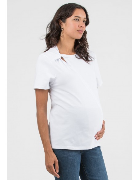 Camiseta Premamá y Lactancia Cremallera