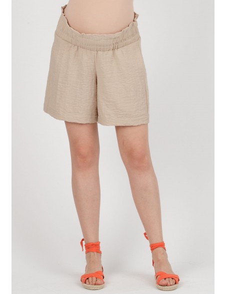 Short Premamá Tejido Fluido