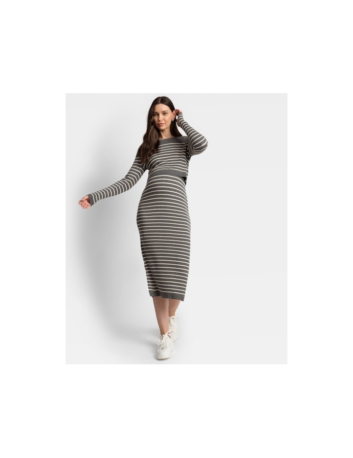 Vestido Premamá y Lactancia Canalé Rayas