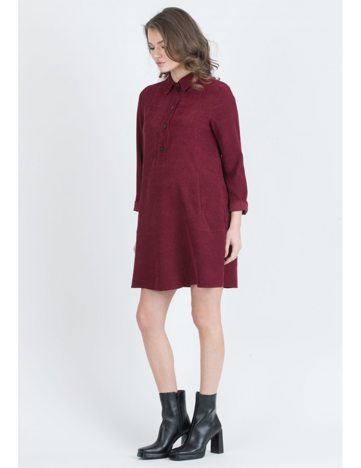 Vestido Premamá y Lactancia Camisero Micropana