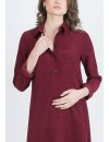 Vestido Premamá y Lactancia Camisero Micropana