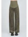 Pantalón Premamá Pana Corte Ancho