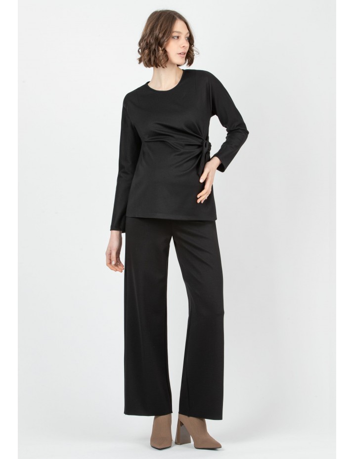 Pantalón Premamá Negro Diagonal