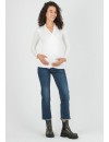 Camiseta Premamá y Lactancia Blanca Basic