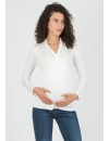 Camiseta Premamá y Lactancia Blanca Basic