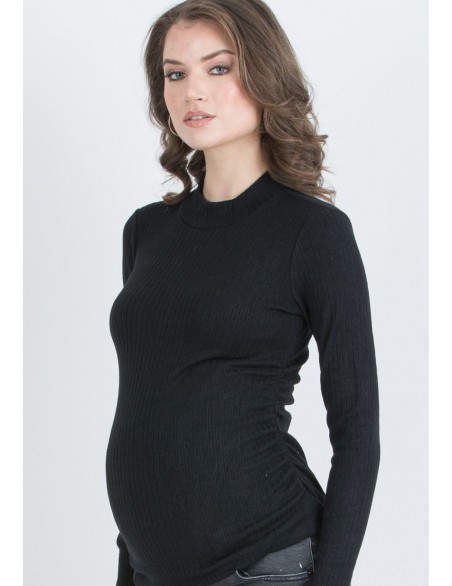 Jersey Premamá Canalé Negro CV
