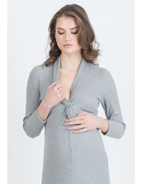 Vestido Premamá y Lactancia Canalé con Nudo