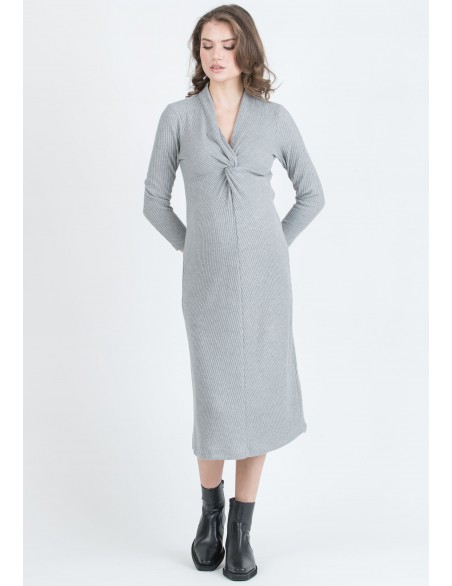 Vestido Premamá y Lactancia Canalé con Nudo