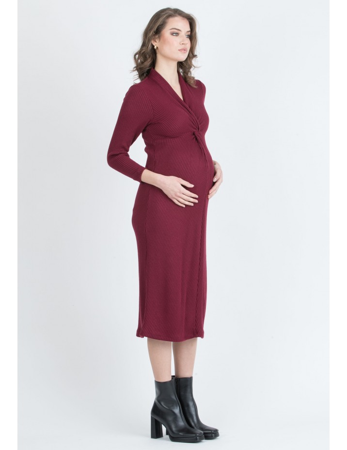 Vestido Premamá y Lactancia Canalé con Nudo