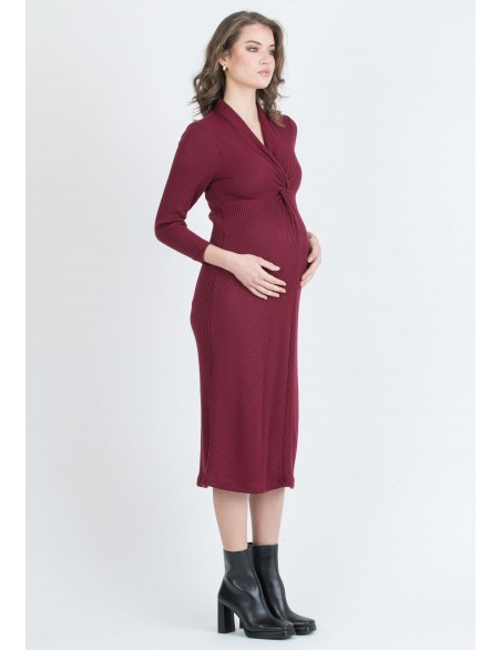 Vestido Premamá y Lactancia Canalé con Nudo