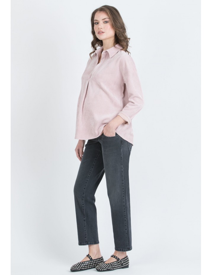 Jeans Premamá Balloon Gris