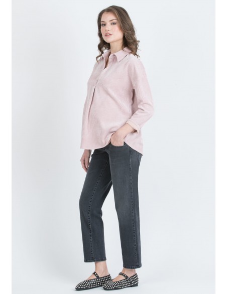 Jeans Premamá Balloon Gris