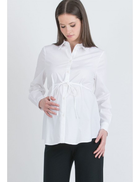 Camisa Premamá y Lactancia Botones