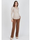 Jersey Premamá y Lactancia Canalé Cruz Beige