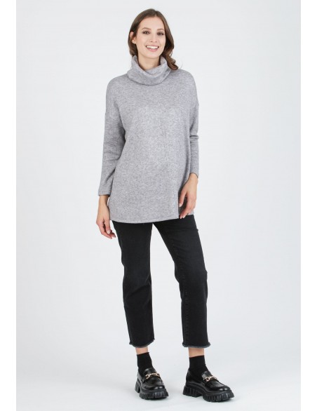 Jersey Premamá Cuadro CV Gris
