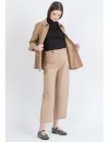 Pantalón Premamá Botones Beige