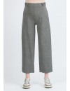 Pantalón Premamá Botones Kaki