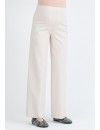 Pantalón Premamá Palazzo Rayas Crema
