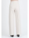 Pantalón Premamá Palazzo Rayas Crema