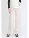 Pantalón Premamá Palazzo Rayas Crema