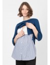 Jersey Combi Premamá y Lactancia Rayas Azul