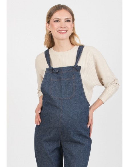 Peto Premamá en Jeans Oscuro