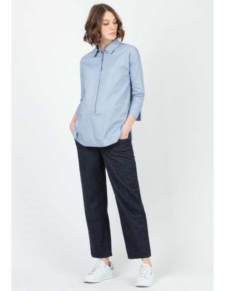 Jeans Balloon Premamá Azul
