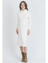 Vestido Midi Premamá y Lactancia Ribete Diagonal Blanco