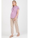 Blusa Lila Premamá Rayas SM