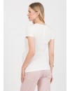 Camiseta Blanca Premamá y Lactancia Basic