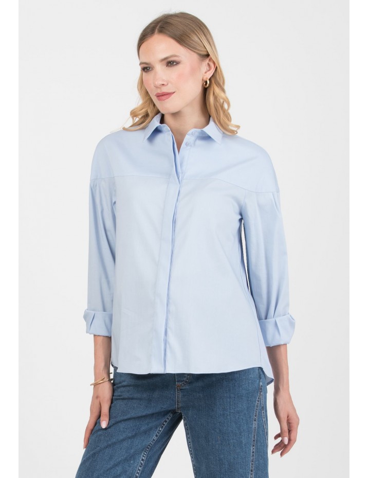 Camisa Premamá y Lactancia Botones