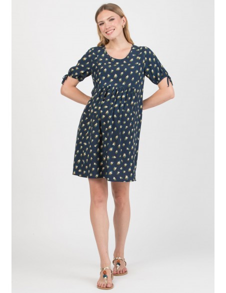 Vestido Premamá y Lactancia Estampa Visc