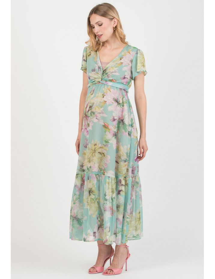 Vestido Premamá y Lactancia Fiesta Floral