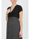 Vestido Premamá y Lactancia Lunar Bicolor