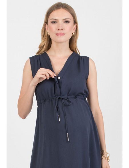 Vestido Midi Premamá y Lactancia Tencel