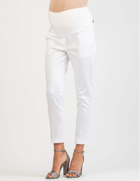 Pantalón Ejecutivo Premamá Blanco