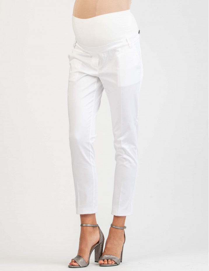 Pantalón Ejecutivo Premamá Blanco