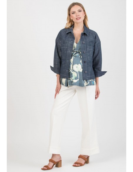 Chaqueta Azul Jeans Premamá