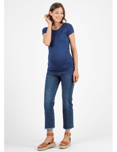 Jeans Premamá Deshilachados