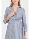 Vestido Premamá y Lactancia Rayas MF