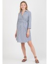 Vestido Premamá y Lactancia Rayas MF Azul