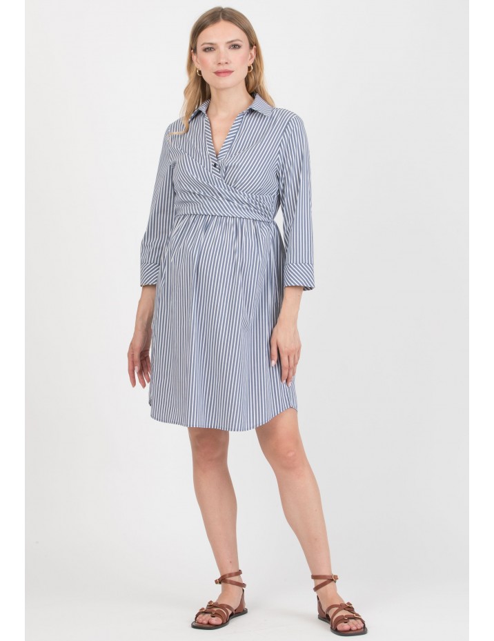 Vestido Premamá y Lactancia Rayas MF