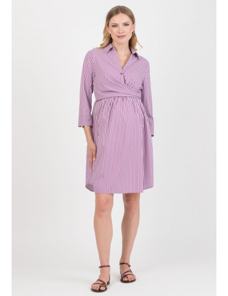Vestido Premamá y Lactancia Rayas MF
