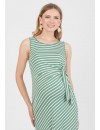 Vestido Midi Premamá Marinero Verde